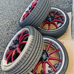 19インチ ホイールTOYOタイヤ付き VERZ-WHEELS KUHLホイールの画像