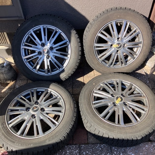 【本日可能】ダンロップ　スタッドレスホイール155 65 14　4本セット