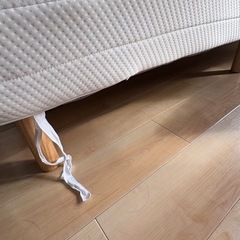 無料　美品　シングルベット　フレーム　マットレスセットの画像