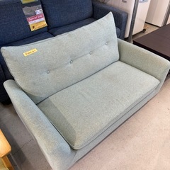 🌟セール中🌟配送可【ニトリ】【2人掛けソファー グリーン】★ クリーニング済 【管理番号12911】桒の画像