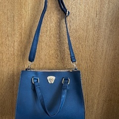新品ネイビー2wayショルダーバッグの画像