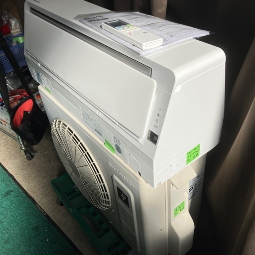 取付込、保証付、シャープ2022年2.8KW10畳用