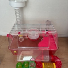 ハムスター飼育ゲージなど10点セット
の画像