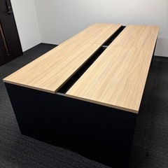 オフィス家具  デスク 4人がけ 大型の画像