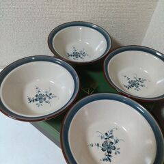 未使用　ノリタケストーンウェアのボウル、中鉢、丼　４客 460ccの画像