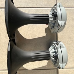 JBL ホーンドライバーセット D250X プラスチックホーン緑色 外向きの画像