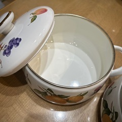 美品！花柄鍋　2つセット！の画像