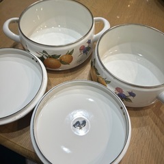 美品！花柄鍋　2つセット！の画像