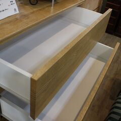 【川崎市宮前区リサイクルオフ】ニトリ　ハイチェスト　クエス　w80㎝の画像