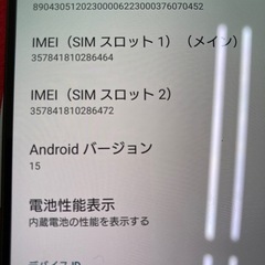 Xperia 1V SOG10 256GBの画像