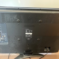SHARP AQUOS 32型TV　お譲りしますの画像
