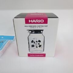 HARIO(ハリオ) ミルク出しコーヒーポット MDCP-500-B コーヒーパック120枚付き 実用容量500ml 日本製 札幌 北20条店の画像