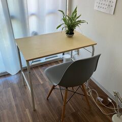 美品　MUJI スチールパイプテーブル　折りたたみ式　無印良品の画像