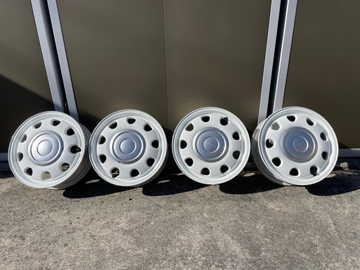 １５５／６５R１４ スズキ／ラパン純正　14インチホイール　ホイールカバー付き