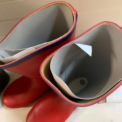 ❤️今から取りに来れる方❤️新品未使用保管品　オシャレな長靴レインシューズ　2足の画像