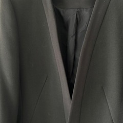 ZARA  ノーカラージャケット　の画像