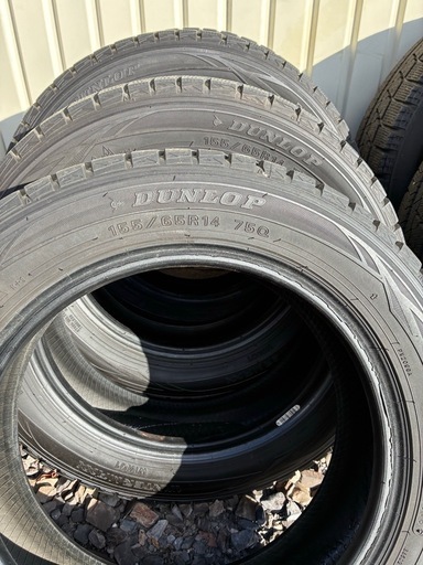 ダンロップ　スタッドレスタイヤ　ウインターマックス　155/65/14