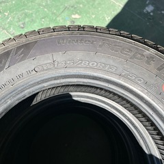 取り引き決定。145/80/13 ハンコック　22年製　バリ山の画像