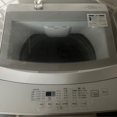 6kg 全自動洗濯機　説明書付きの画像