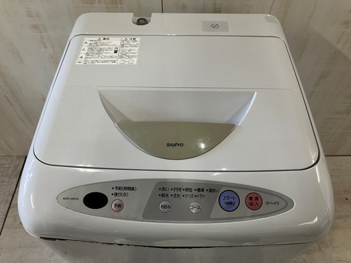 J652⭐️サンヨー　4.2kg洗い洗濯機　1999年製　排水ホース無し