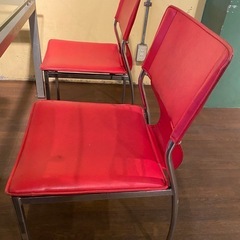 ガラステーブルセットの画像