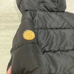 【micorrid 】ブラックダウンコート 90cmの画像