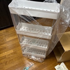 引き出しカラーボックスとスキマわごんワゴンの画像