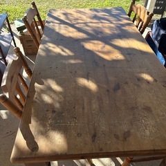 高級　洋風　ダイニングテーブルの画像