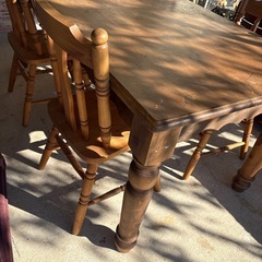 高級　洋風　ダイニングテーブルの画像