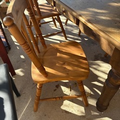 高級　洋風　ダイニングテーブルの画像