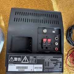 スピーカー、CDプレーヤーの画像