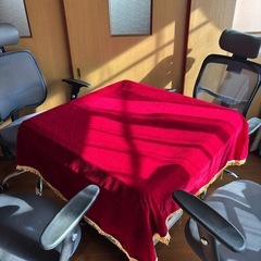 自動麻雀卓　イスセットの画像