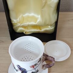 茶こし付きマグカップ　中国茶の画像