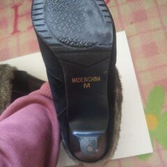 ブーツ ファー付きの画像