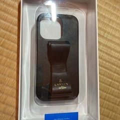 【新品未使用】LANVIN iPhone14Proケース／リボンスタンド付き✨早い者勝ち！の画像