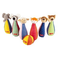 子供おもちゃ　ボーリング　人形の画像