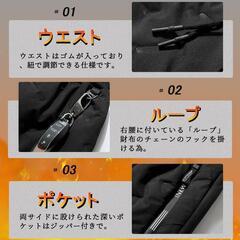 【新品】スウェットパンツ メンズ ズボン 裏起毛 中綿 ブラックの画像