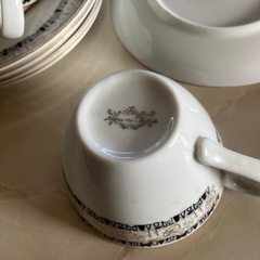 Narumi china ナルミのコーヒーカップ6セットの画像