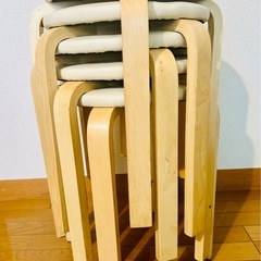 差し上げます。椅子5脚の画像