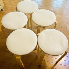 差し上げます。椅子5脚の画像