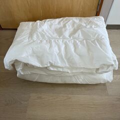 無印良品　シングル　かけ布団　1枚の画像