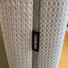 カリモク　シングルベッドベッドフレーム＆マットレス&ウッドクッションセット　1セットの画像