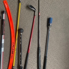 ゴルフ練習器具一式の画像