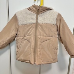 コムサイズム　リバーシブルコート　
100サイズの画像