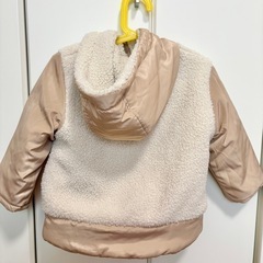 コムサイズム　リバーシブルコート　
100サイズの画像