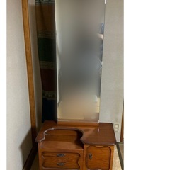 昭和レトロ鏡台（ドレッサー）の画像