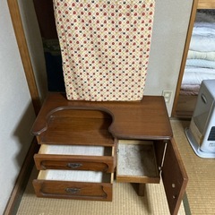 昭和レトロ鏡台（ドレッサー）の画像