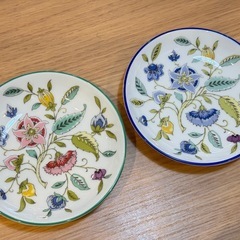 A7167【ミントン】ハドンホール ハドンホールブルー ペア ジャパニーズカップ 湯呑の画像