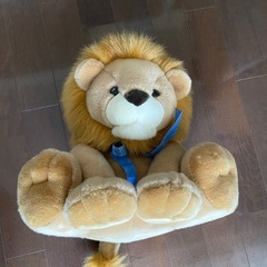 プジョー　ライオンぬいぐるみの画像