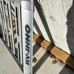 アルミ製ルーフラック　キズありますの画像